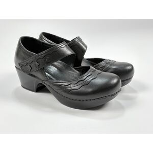 Dansko Women’s Clogs Size 38 (US 7.5–8) | Black Leather Mary Jane Comfort Shoes